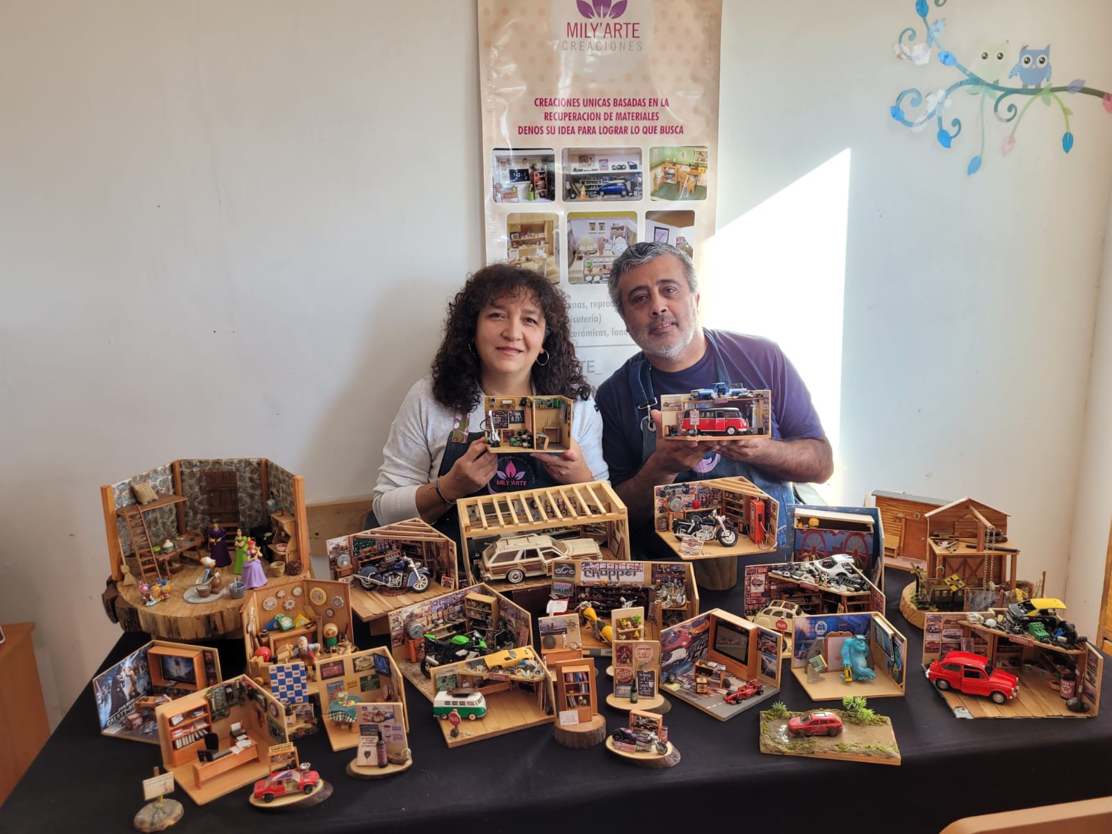 Mily Arte sus dioramas y su relación con el arte asiático