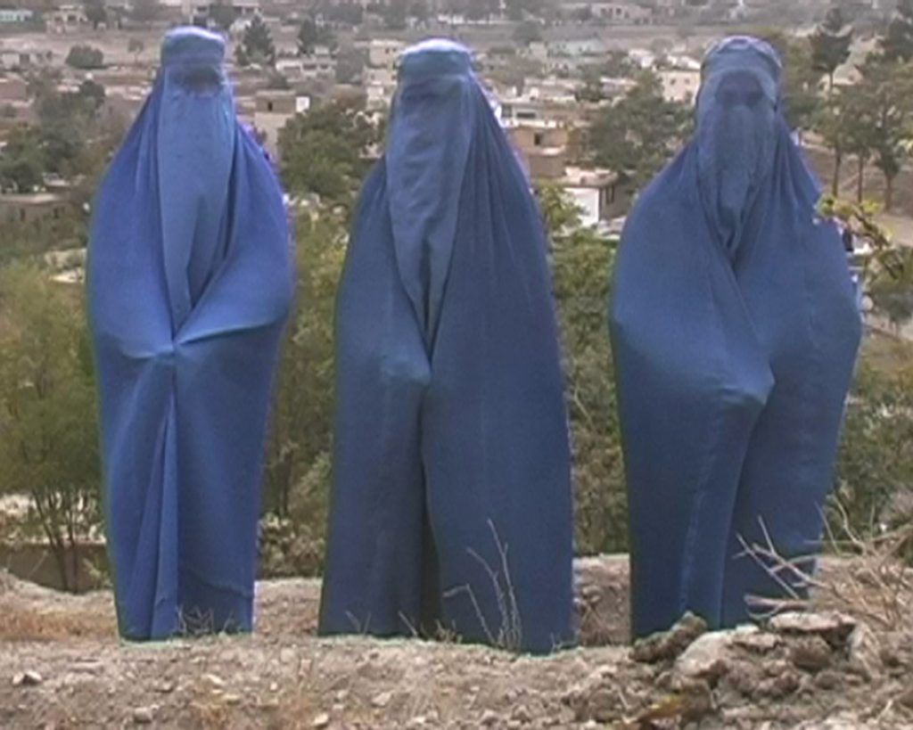 Foto sacada de un video de las Burka Band.
