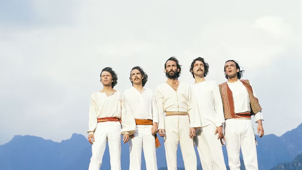 Los Jaivas posando para su documental.