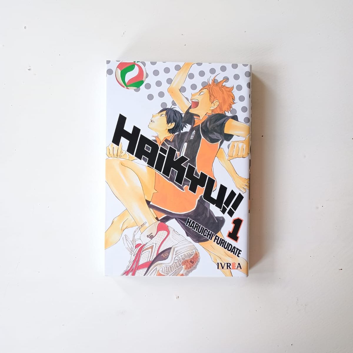 Libro: Haikyu, foto tomada por Lía Yáñez