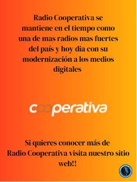 logo de cooperativa e invitación a sitio web