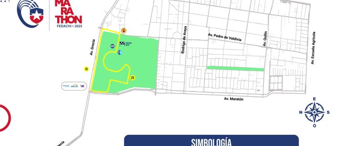 En esta imagen se presenta el recorrido del Fedachi Marathon.