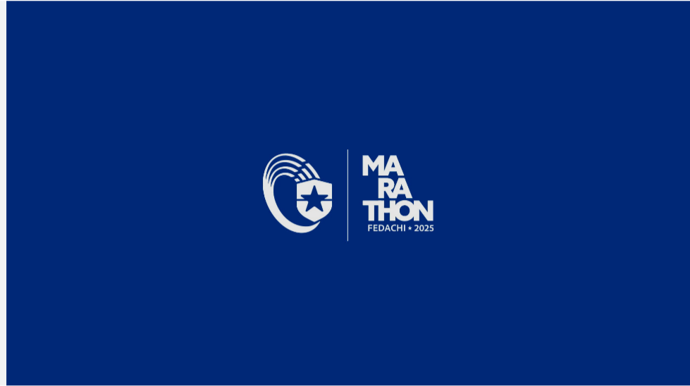 En esta imagen se presenta el logo oficial del Fedachi Marathon 2025